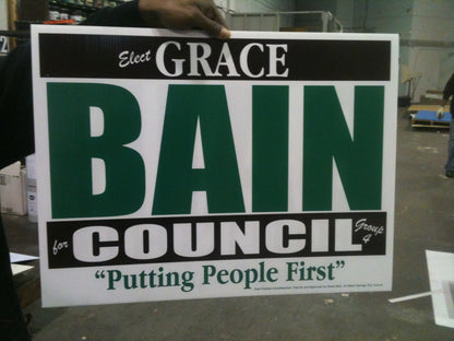 Roadside and Post‑Mounted Campaign Signs
