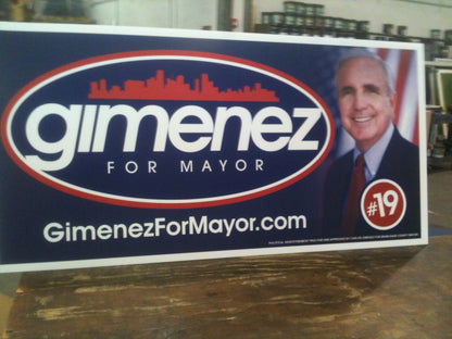 Roadside and Post‑Mounted Campaign Signs