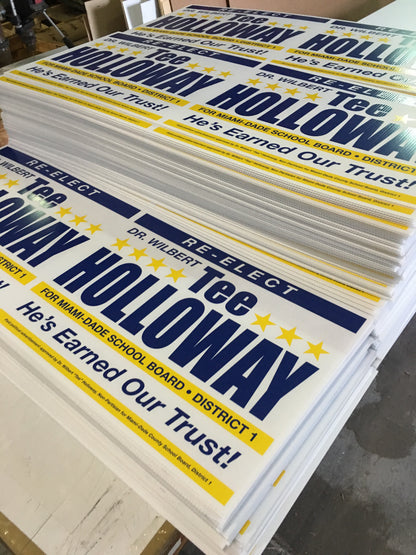 Roadside and Post‑Mounted Campaign Signs