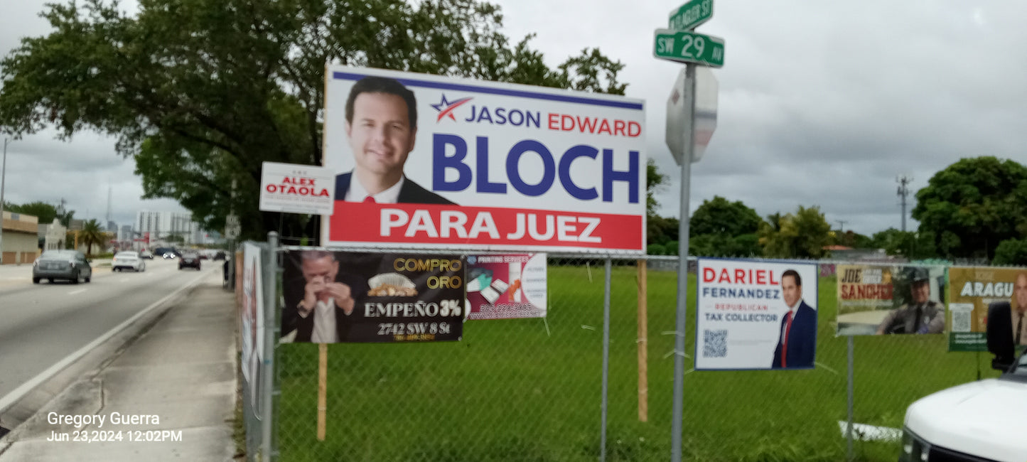 Roadside and Post‑Mounted Campaign Signs