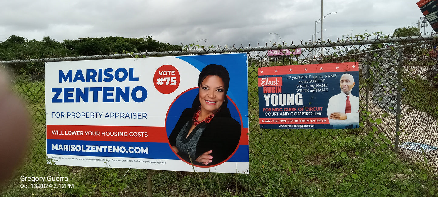 Roadside and Post‑Mounted Campaign Signs