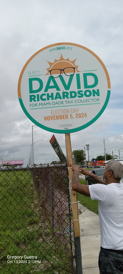 Roadside and Post‑Mounted Campaign Signs