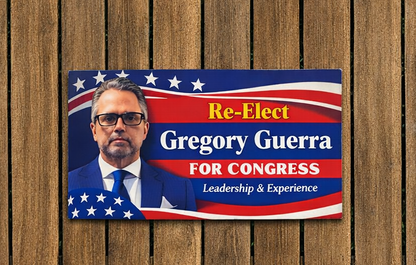 Fence‑Mounted Campaign Signs for Elections 48" x 24" & 48"x32"