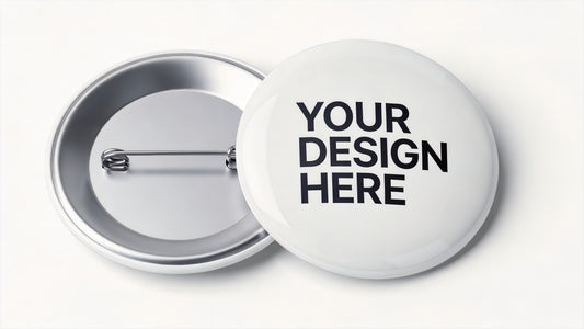 BUTTONS SAFETY BACK PIN Round