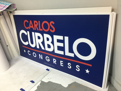 Roadside and Post‑Mounted Campaign Signs