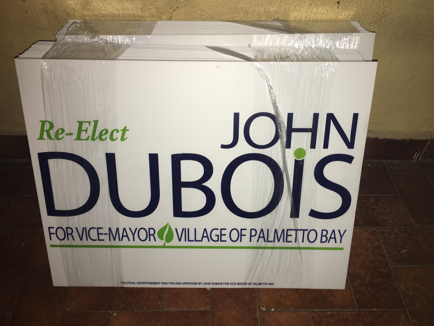YARD SIGNS 24" x 18" PRINTED TWO SIDED WITH BLEED