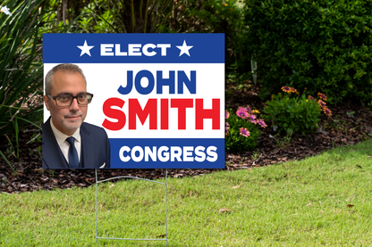 YARD SIGNS 24" x 18" PRINTED TWO SIDED WITH BLEED