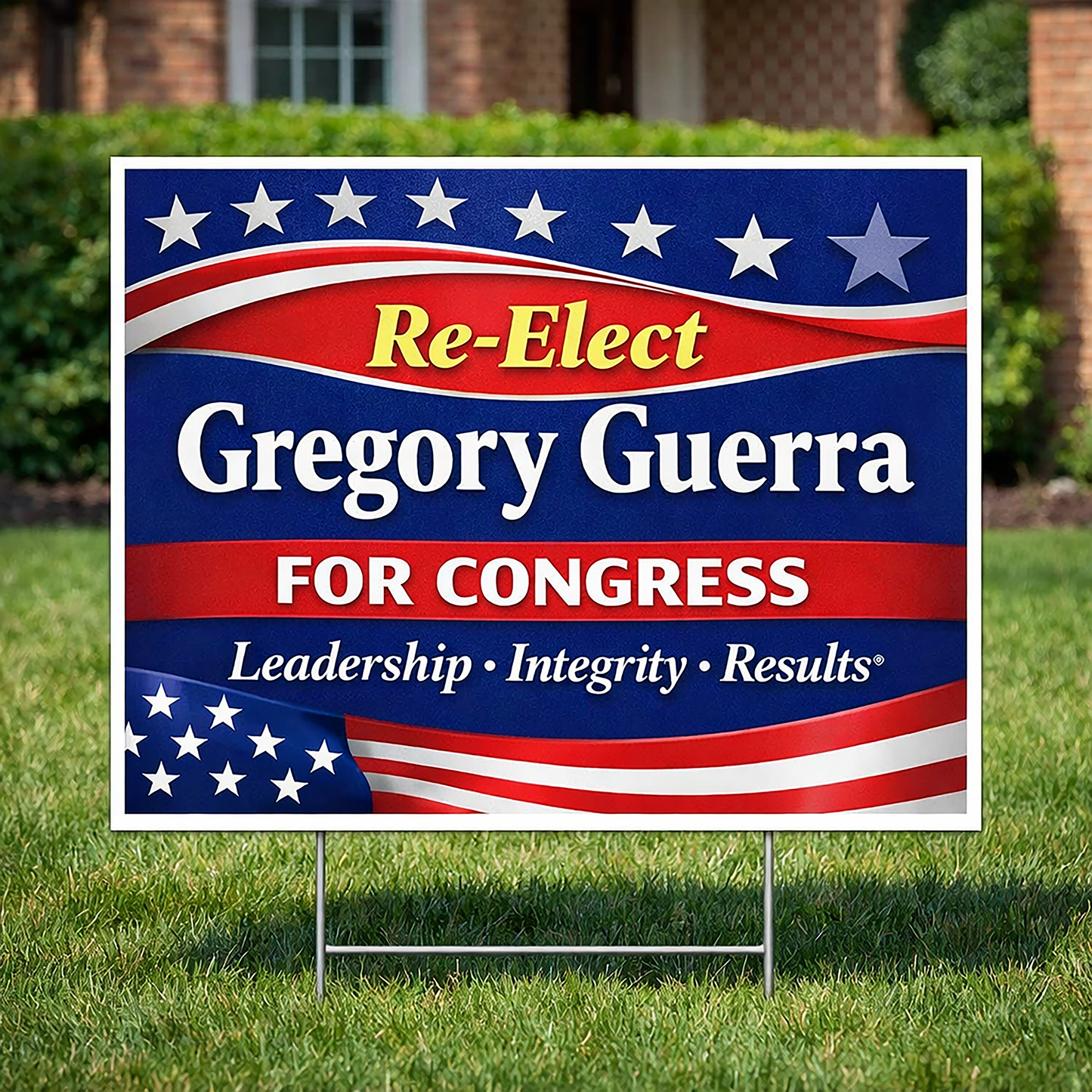 YARD SIGNS 24" x 18" PRINTED TWO SIDED WITH BLEED