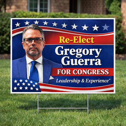 YARD SIGNS 24" x 18" PRINTED TWO SIDED WITH BLEED
