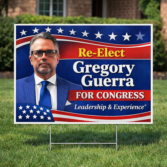 YARD SIGNS 24" x 18" PRINTED TWO SIDED WITH BLEED